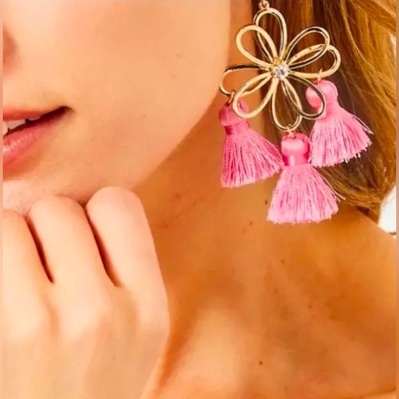 Lilly Pulitzer Come On Clover Earrings - NWT - Picture 2 of 6